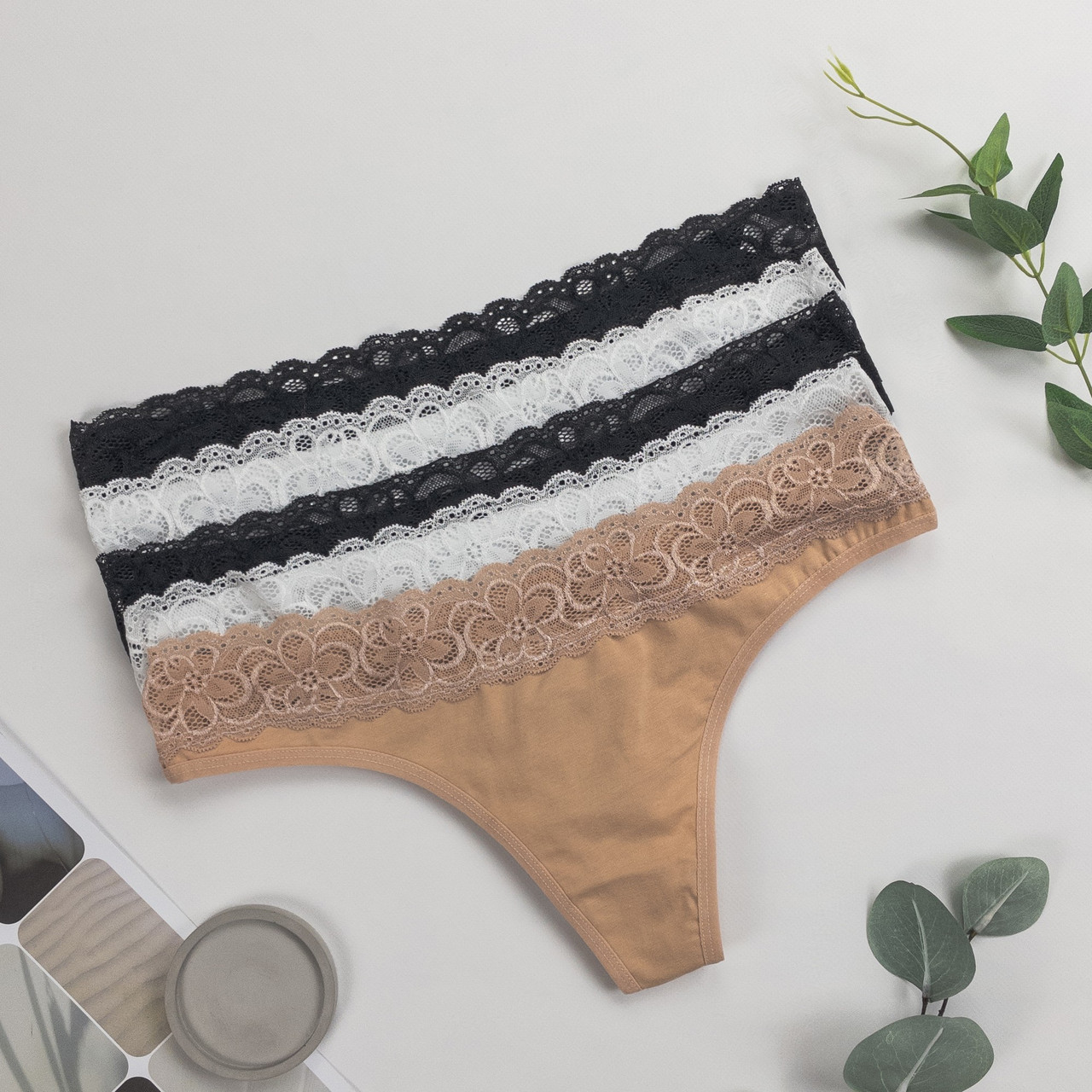 Труси жіночі стринги Nicoletta Туреччина XL | 5 шт.