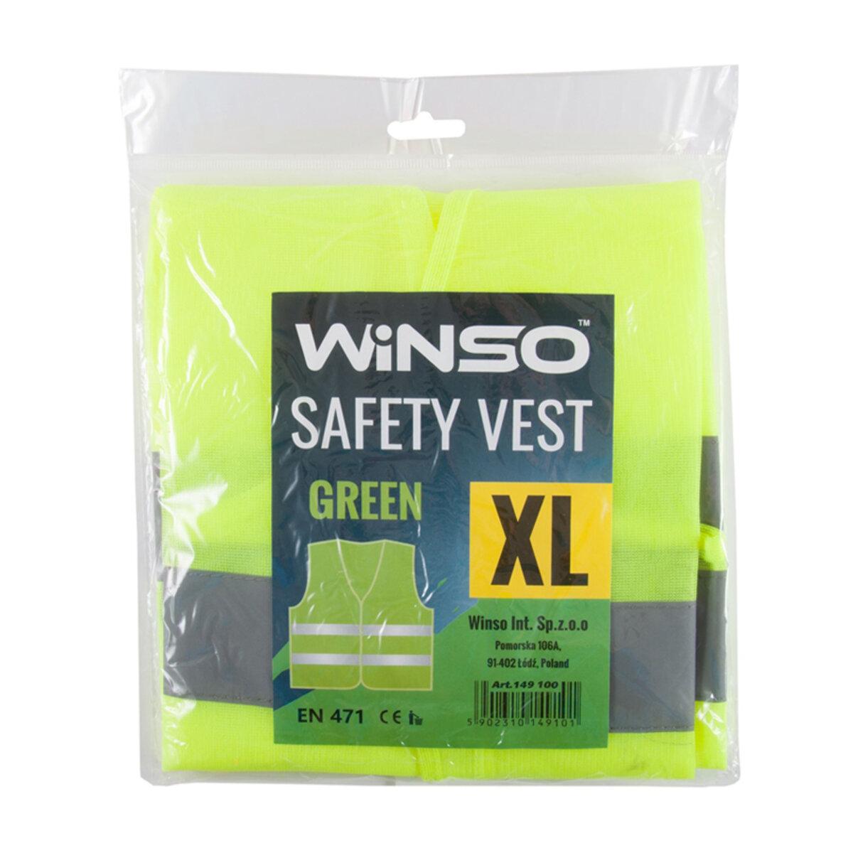 Жилет сигнальний Winso, розмір XL 149100