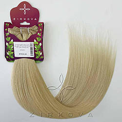 Натуральне Слов'янське Волосся на Тресі 45-50 см 100 грам, Блонд №60