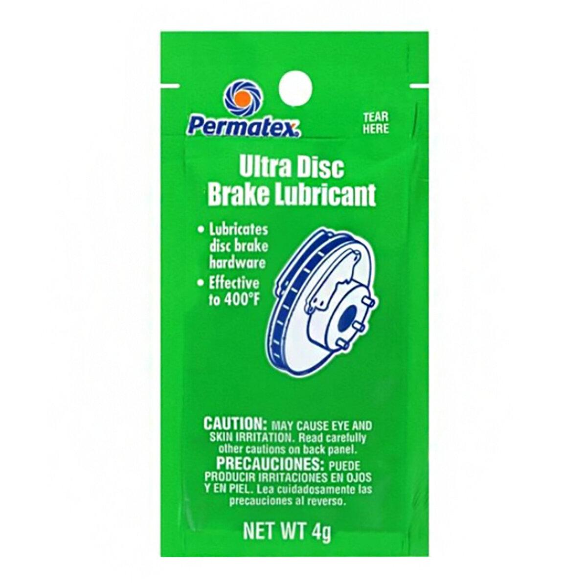 Мастило супорта дискових тормозів Permatex Ultra Disc Brake Lubricant, 4г