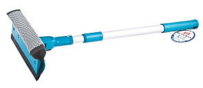 Водозгін металевий Bi-Plast з телескопічною ручкою, 50-70см