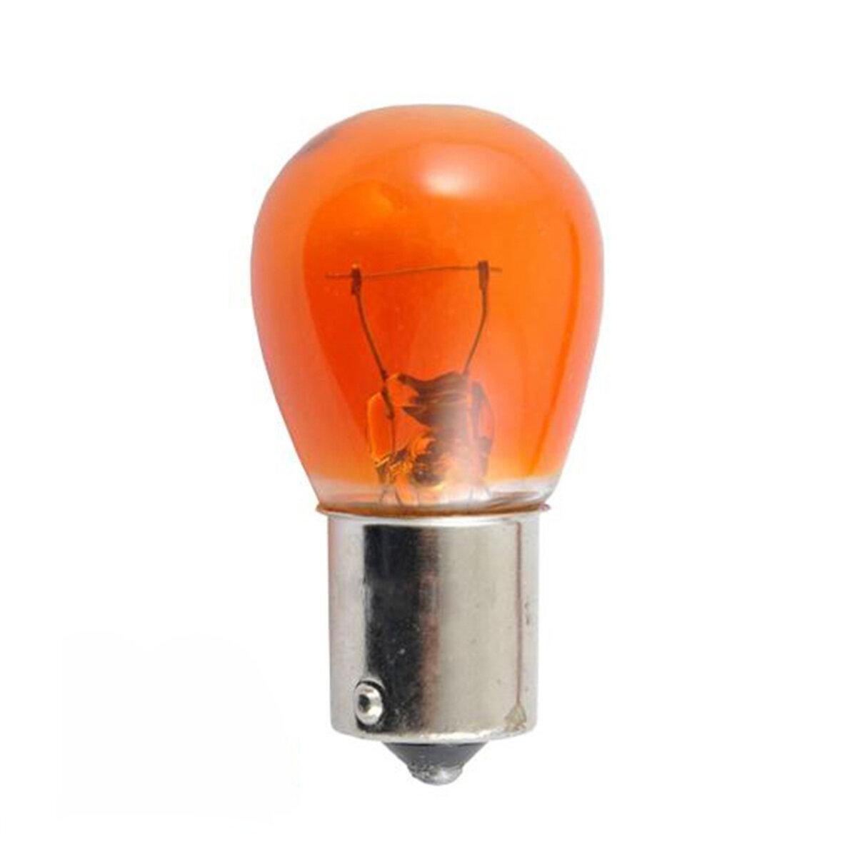 Лампа розжарювання Solar PY21W 12V 21W BA15s Amber, 10шт, фото 1