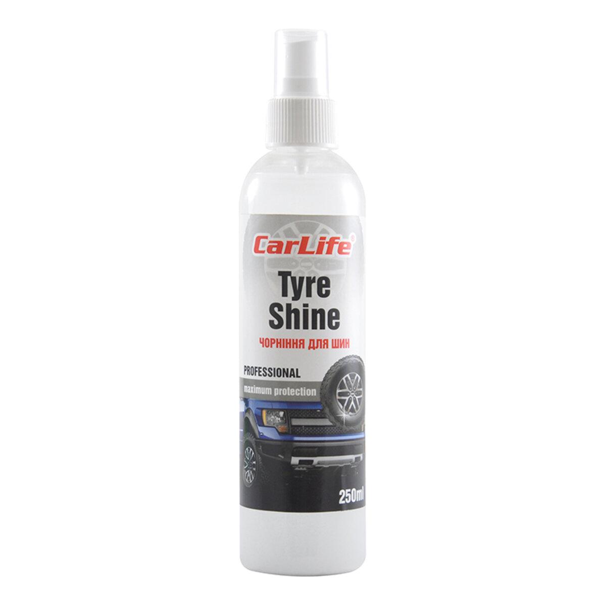 Чорніння для шин CarLife Tyre Shine, 250мл, фото 1