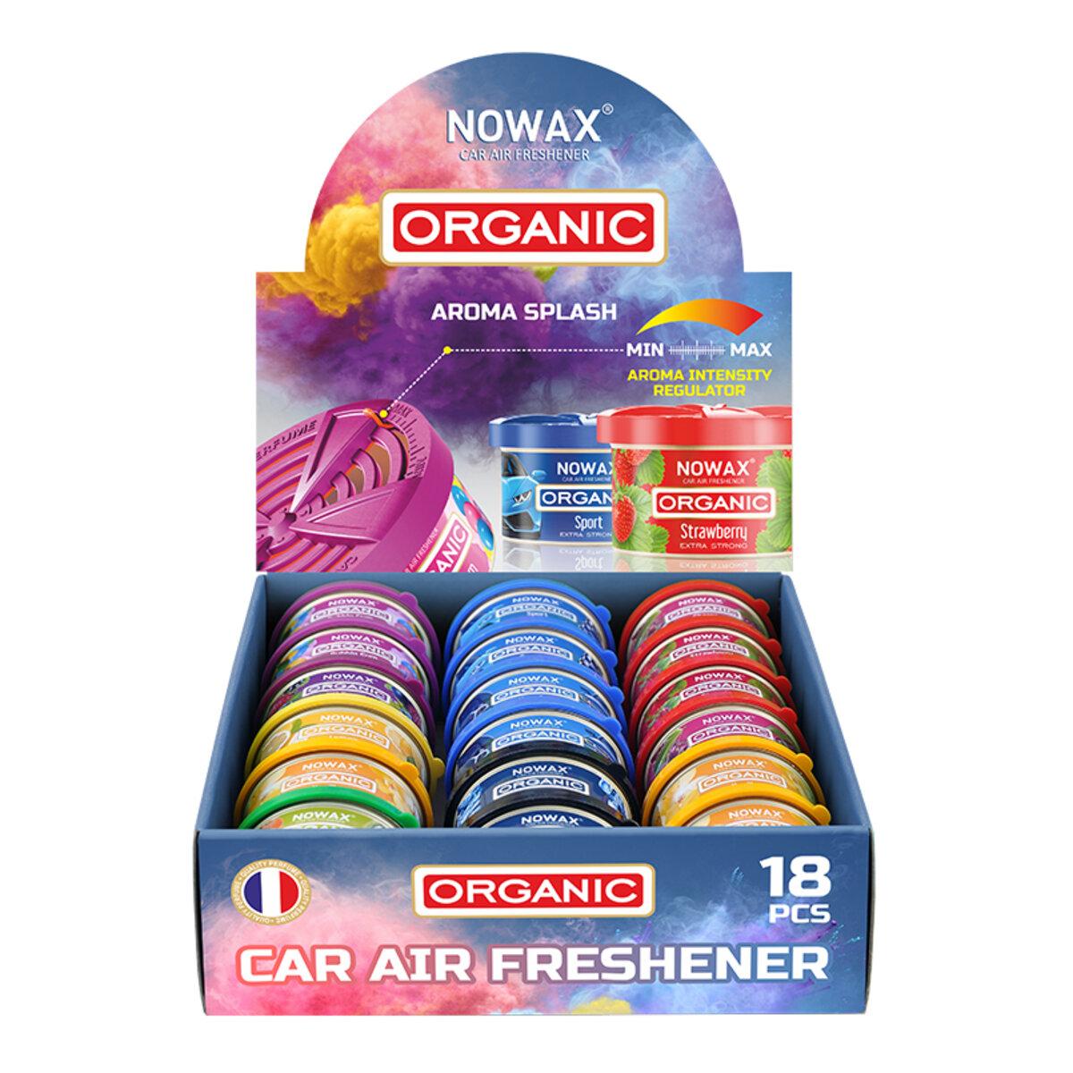 MIX ароматизаторів Nowax серія Organic у виставковий бокс, фото 1