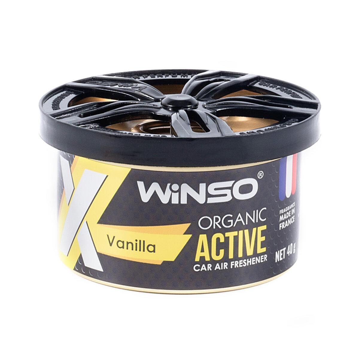 Ароматизатор Winso X Active Organic Vanilla гелевий 40г, фото 1