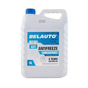 Антифриз Belauto Blue G11 синій концентрат 5л
