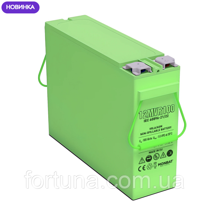 Акумулятор гелевий Monbat 12MVR100 (12V 100Ah), фото 1