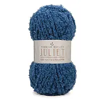Nako JULIET (Нако Джульєт) № 04162 синій (Напіввовняна пряжа, нитки для в'язання)