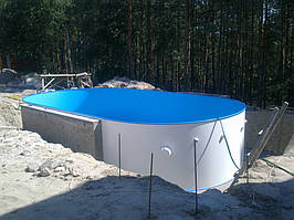 Монтаж сборного бассейна Toscana 8 х 4,16 - 1,5 м. 3