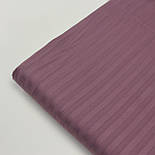 Страйп сатин колір запорошено бузковий 1*1 см ширина 240 см № VS-00-6, фото 6