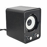 Комп'ютерні USB колонки для ПК ноутбука Настільні колонки із сабвуфером FT-202, фото 3