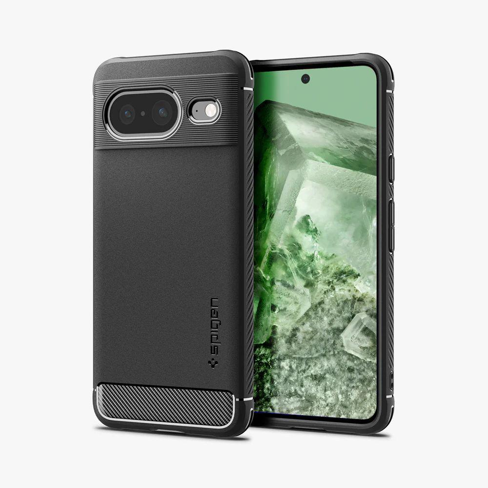 Чохол Spigen Rugged Armor до Google Pixel 8 Matte Black (ACS06277)