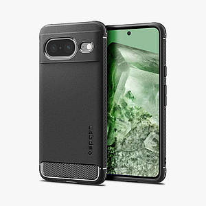 Чохол Spigen Rugged Armor до Google Pixel 8 Matte Black (ACS06277)