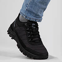 Кроссовки мужские черные демисезонные (054)
