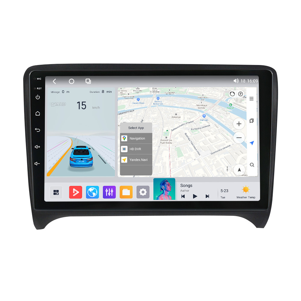 Штатна магнітола Mekede MS Audi TT (2006-2014) QleD