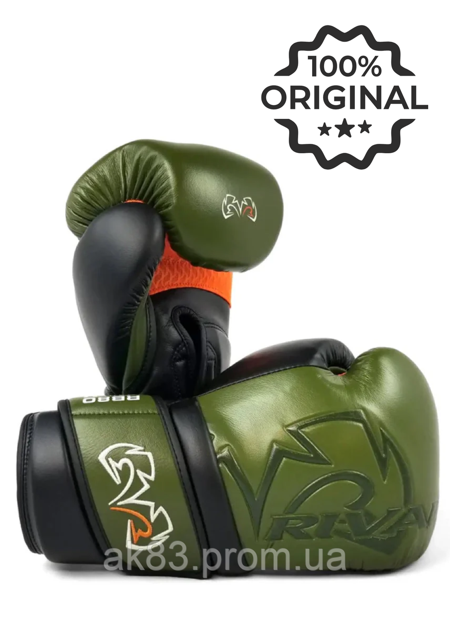 Боксерские перчатки для спарринга RIVAL RS80V IMPULSE Хаки 14 унц ...