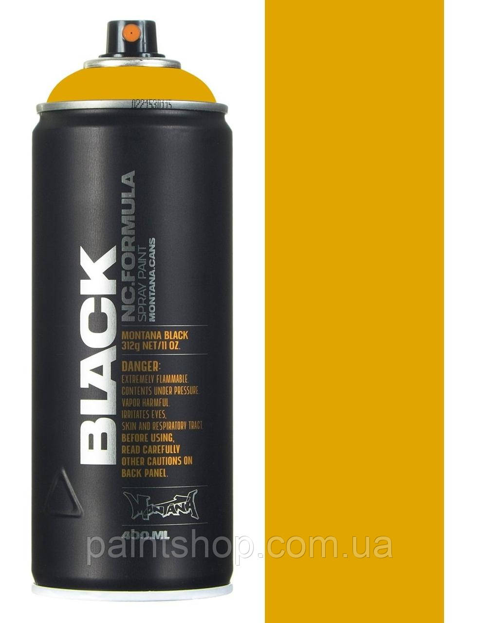Аерозольна фарба Montana Black 1110 Indian Spice (Жовтий) 400 мл