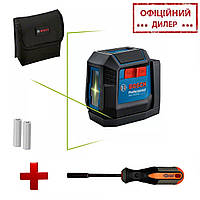 Нівелір BOSCH GLL 12-22 G (0601065320) зелений лазер + ПОДАРУНОК Викрутка бітотримач