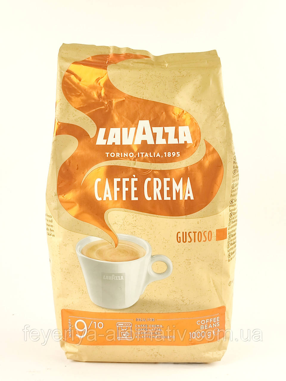 Кава в зернах Lavazza Caffe Crema Gustoso 1кг. (Італія)