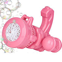 Дитячий кулемет генератор мильних бульбашок від батарейок Bubble machine toy