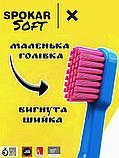 Зубна щітка Spokar X 2500 Soft Синьо-рожева, фото 3