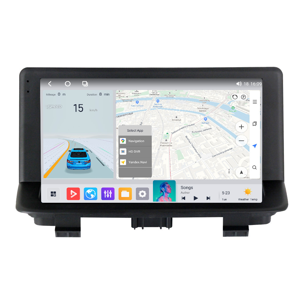 Штатна магнітола Mekede MS Audi Q3 (2011-2020) (0 Din) QleD, фото 1