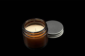 Аромасвічка з ґнітом. Льодовий ванільний ліс. 50х55мм