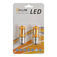 Автолампи світлодіодні Solar LED 12 V S25 BA15s 38SMD 4014 140 lm white 2 шт (LS294_b2) AVK