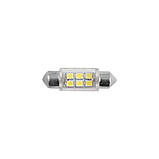 Автолампи світлодіодні Solar LED 12 V SV85 T11x36 mm 6SMD 3528 white 2шт (LS275_b2) AVK, фото 2