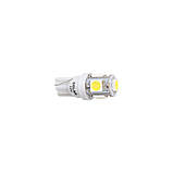 Автолампи світлодіодні Solar LED 12 V T10 W21x95d 5SMD 5050 white 2шт (LS243_b2) AVK, фото 2