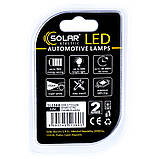 Світлодіодні LED автолампи SOLAR Premium Line 12 V SV85 T11x36 6SMD 5730 CANBUS white блістер 2шт (SL1360) AVK, фото 3
