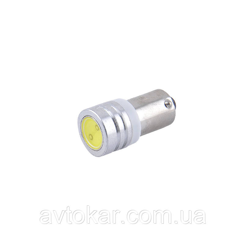 Світлодіодні LED автолампи SOLAR Premium Line 12 V T85 BA9s 1SMD 1W white блістер 2шт (SL1333) AVK, фото 1