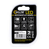 Світлодіодні LED автолампи SOLAR Premium Line 12 V T85 BA9s 1SMD 1W white блістер 2шт (SL1333) AVK, фото 3