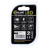 Світлодіодні LED автолампи SOLAR Premium Line 24 V T85 BA9s 5SMD 5050 white блістер 2шт (SL2531) AVK, фото 3