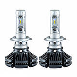 Світлодіодні лампи H7 SOLAR 12/24 V 6000 Lm 6000 K 50 W (8807) AVK, фото 2