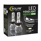 Світлодіодні лампи LED SOLAR H11 CANBUS 12/24 V 6500 K 6000 Lm 50 W Cree Chip 1860 (8611) AVK, фото 5