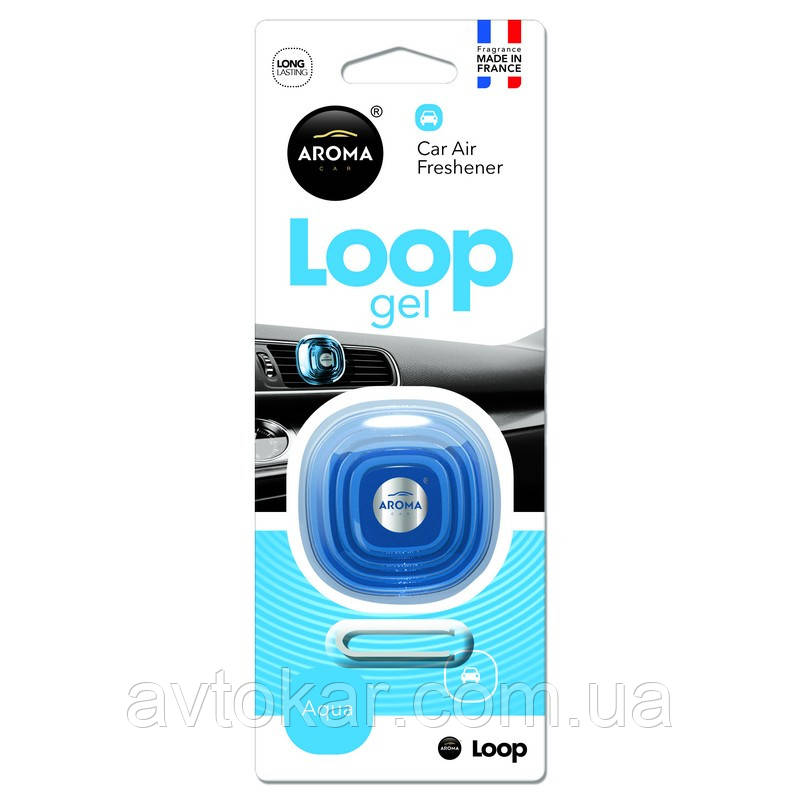 Ароматизатор Aroma Car Loop Gel Agua AVK, фото 1