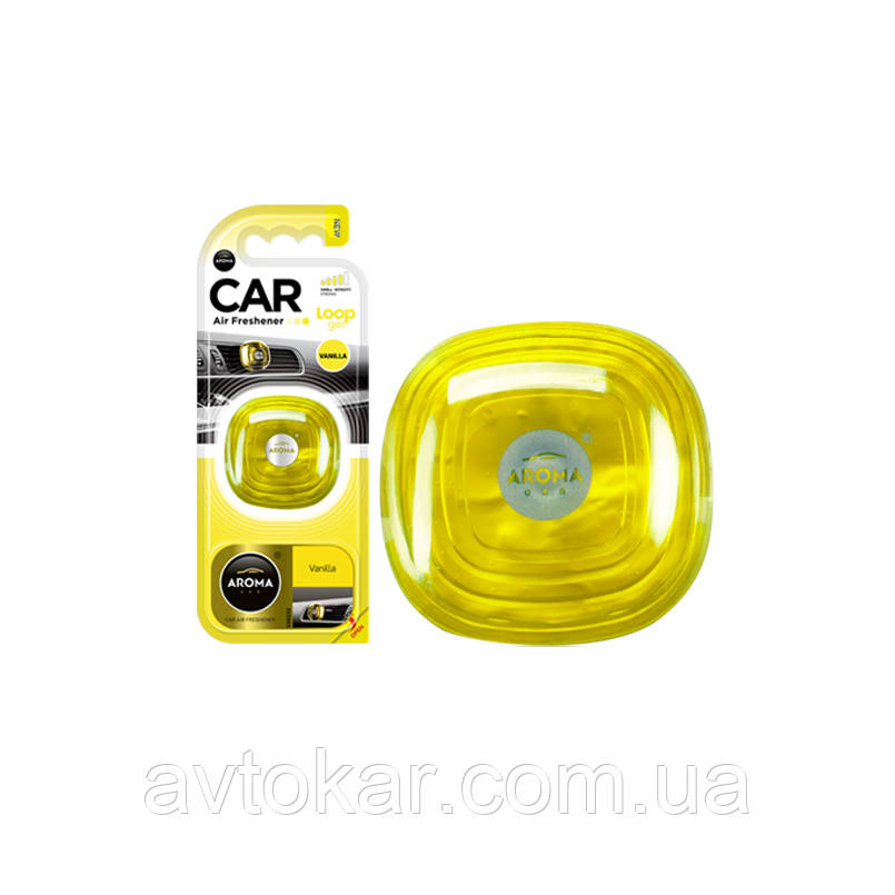 Ароматизатор Aroma Car Loop Gel Vanilla (92599) AVK, фото 1