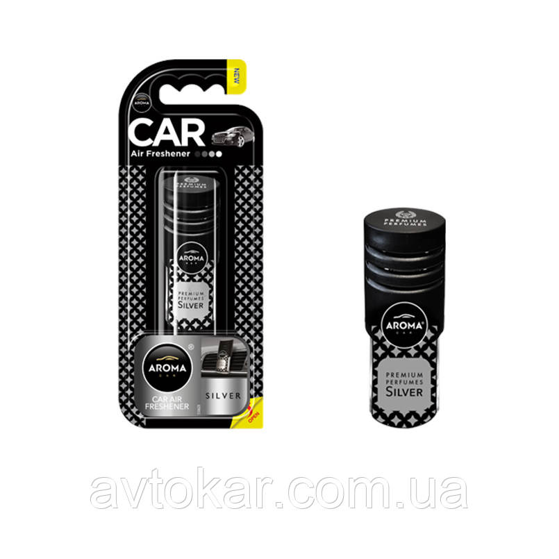 Ароматизатор Aroma Car Prestige Vent Silver (83203) AVK, фото 1