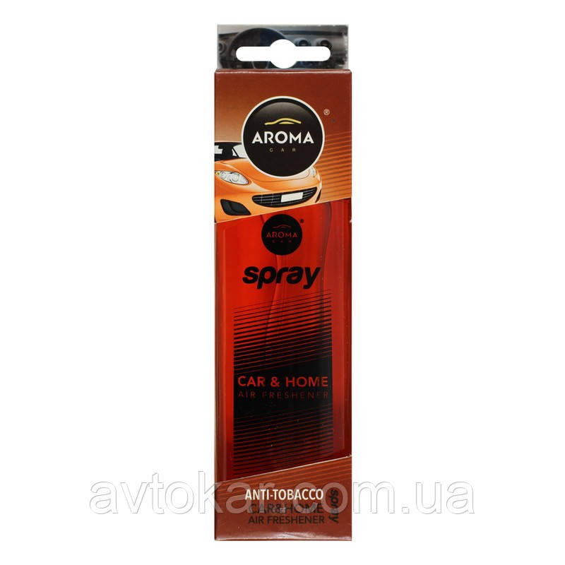 Ароматизатор у машину-пахучка для авто Aroma Car Pump Spray Classik Anti Tobaco AVK, фото 1