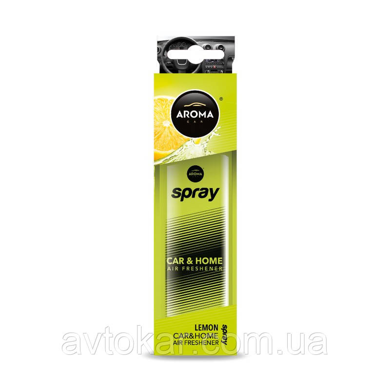 Ароматизатор у машину-пахучка для авто Aroma Car Pump Spray Classik Lemon AVK, фото 1