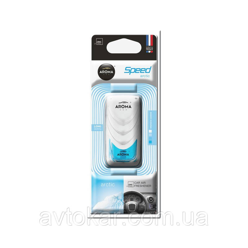 Ароматизатор у машину-пахучка для авто Aroma Car Speed Arctic AVK, фото 1