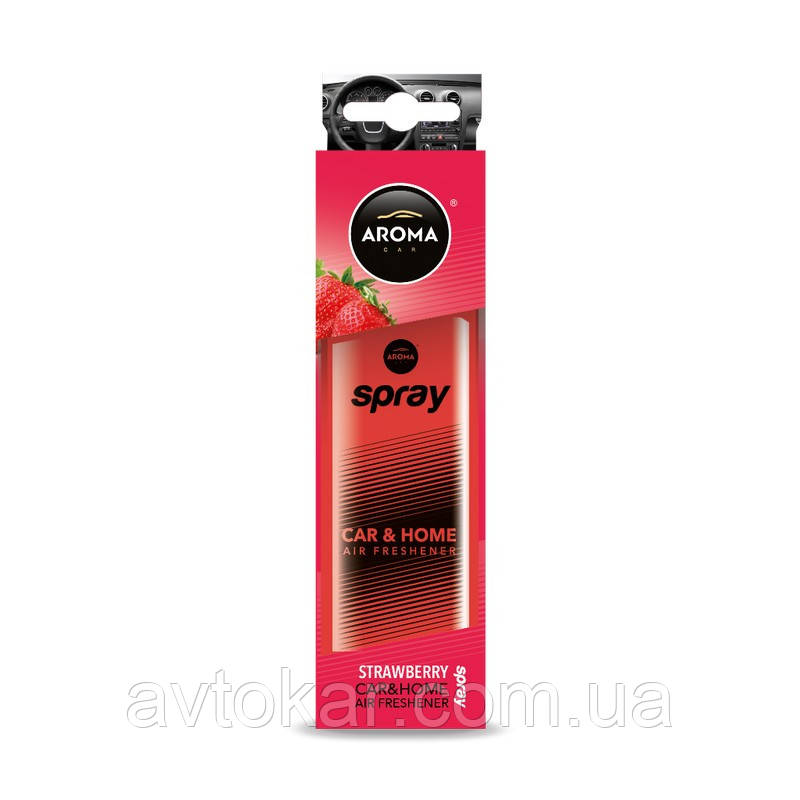 Ароматизатор у машину-пахучка для авто Aroma Car Spray Strawberry AVK, фото 1