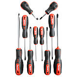 Набір викруток CarLife 10 шт. Cr-V 6150 (WR6910) AVK, фото 2