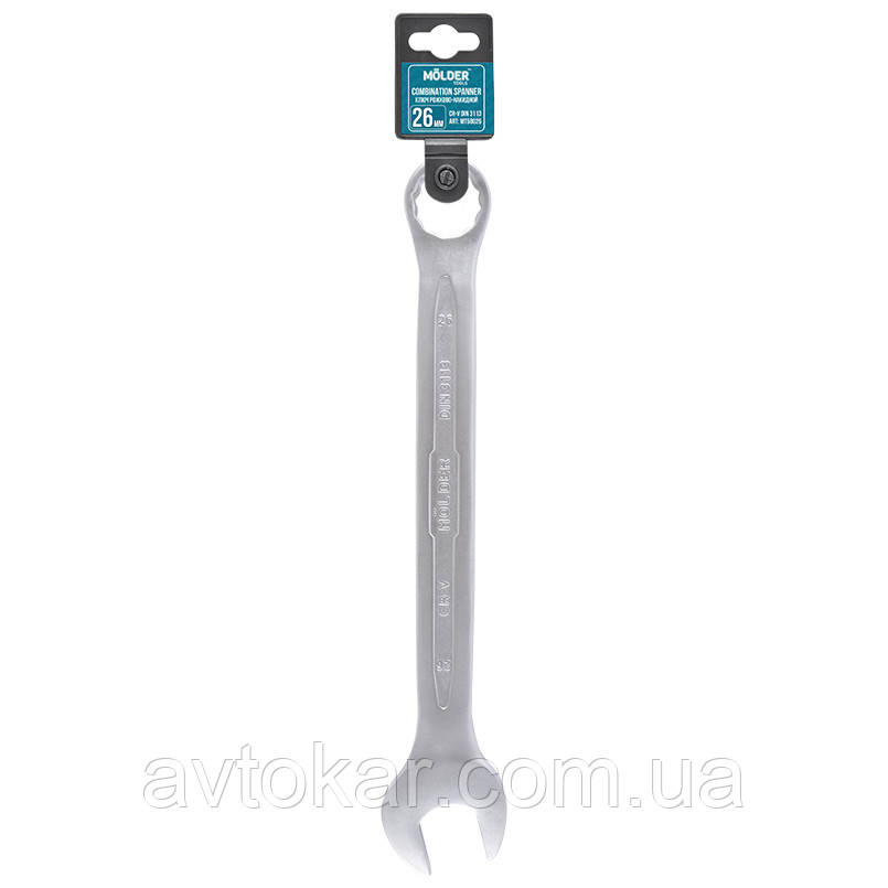 Ключ комбінований MOLDER CR-V 26 мм MT58026 AVK, фото 1