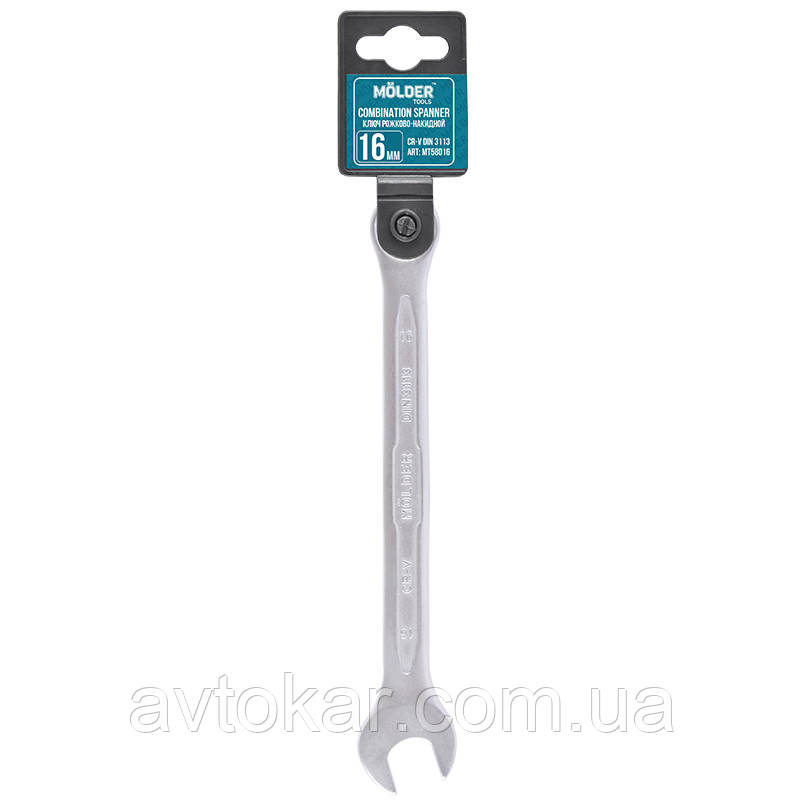 Ключ комбінований CR-V, 16 мм, MOLDER AVK, фото 1
