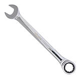 Ключ комбінований з тріскачкою 19 мм MOLDER CR-V (MT56019) AVK, фото 2