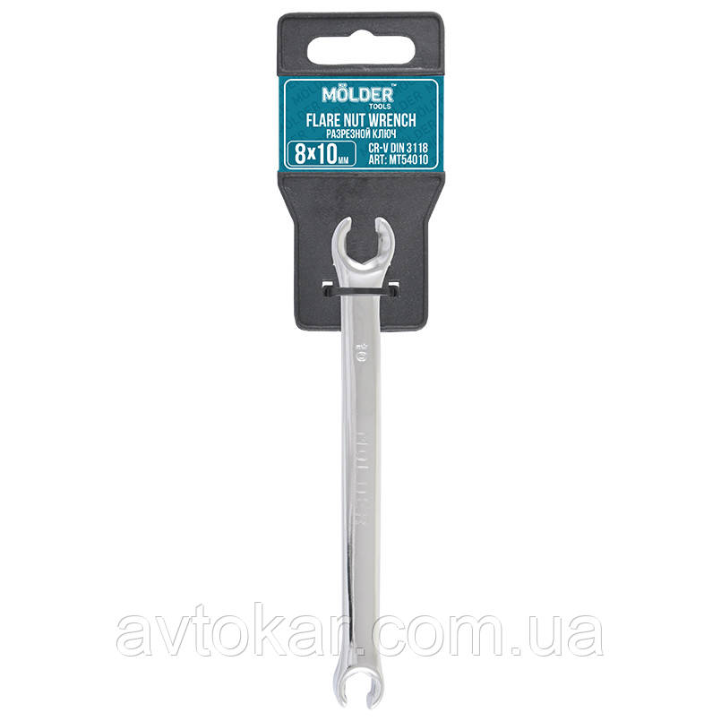 Ключ розрізний MOLDER CR-V 8х10 мм MT54010 AVK, фото 1
