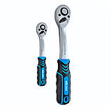 Набір інструментів для авто та дому професійний із насадками в кейсі MOLDER 72 предмети 1/2 і 1/4 MT60072 AVK, фото 8