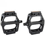 Велосипедні педалі GREY'S із алюмінієвого сплаву, чорні, 1 пара AVK, фото 2